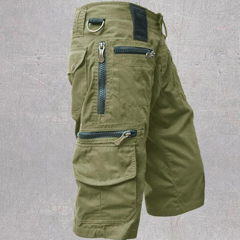 Taktische Cargo-Shorts für Herren – Mehrere Reißverschlusstaschen