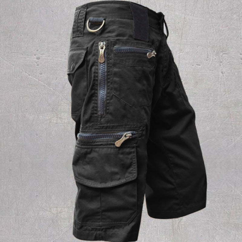 Taktische Cargo-Shorts für Herren – Mehrere Reißverschlusstaschen