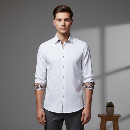 Men’s Tailored Button-Down Shirt | Long Sleeve