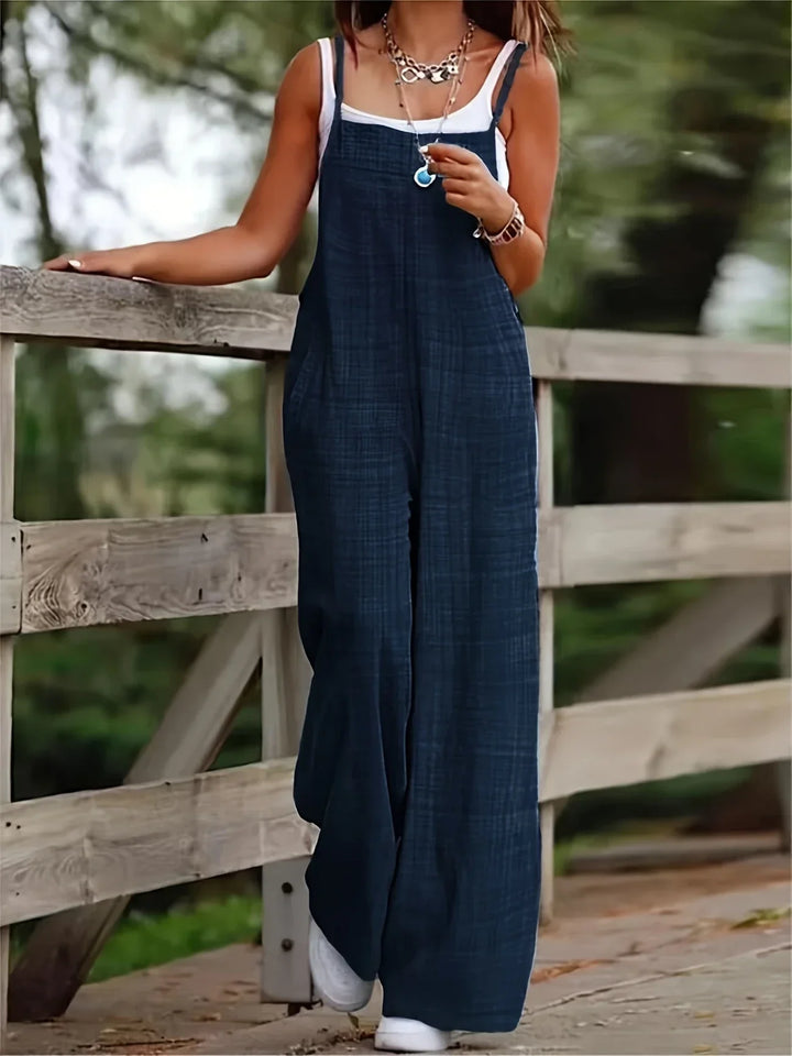 Annia – Lässiger Overall mit weitem Bein und Taschen