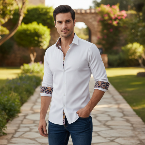 Men’s Tailored Button-Down Shirt | Long Sleeve