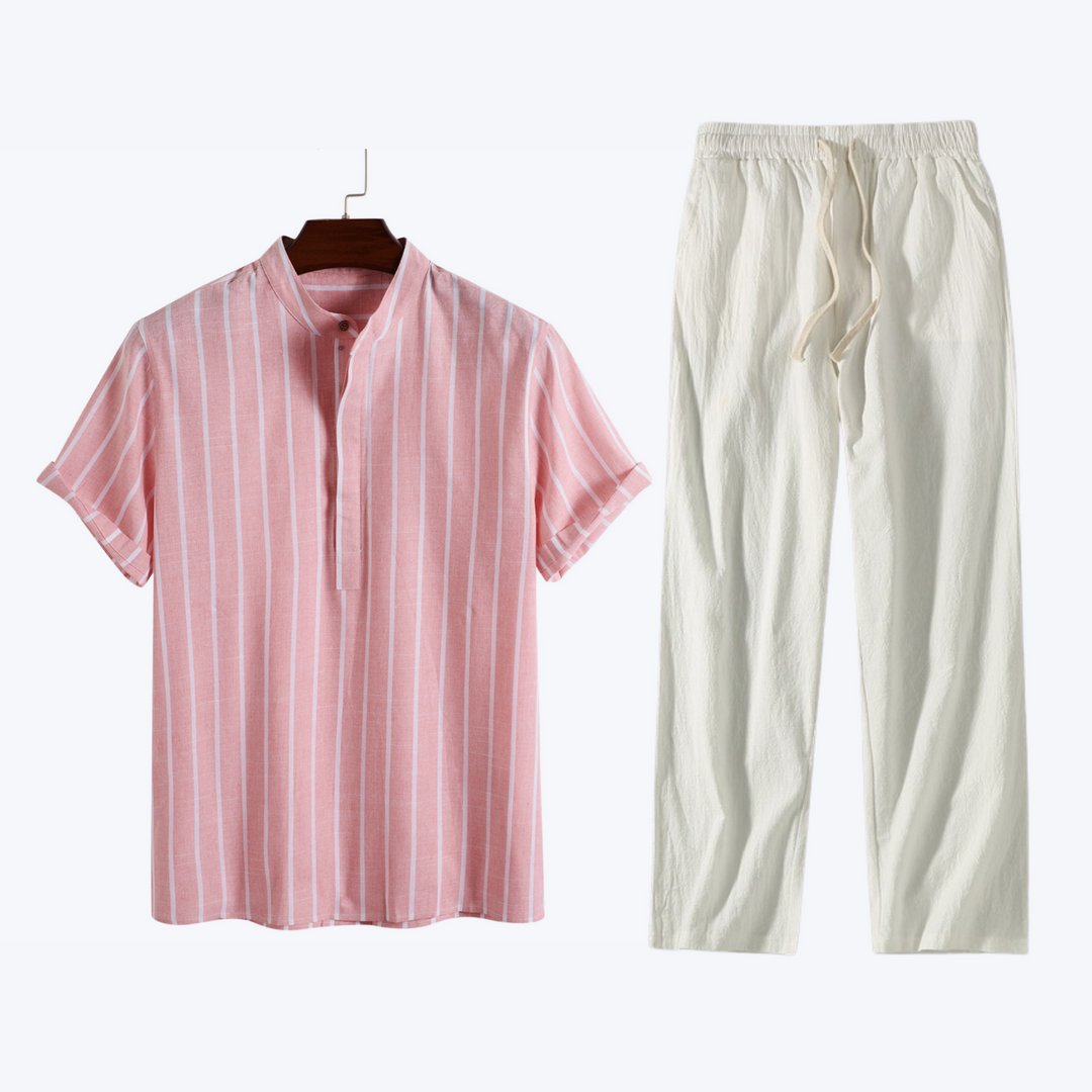The Amalfi Mist - Linen Outfit