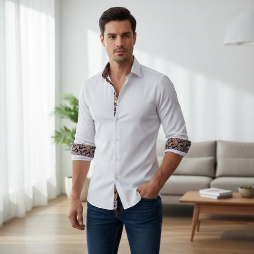 Men’s Tailored Button-Down Shirt | Long Sleeve