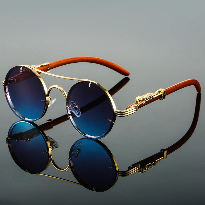 Designer-Sonnenbrillen für Herren – Runde Verlaufsgläser