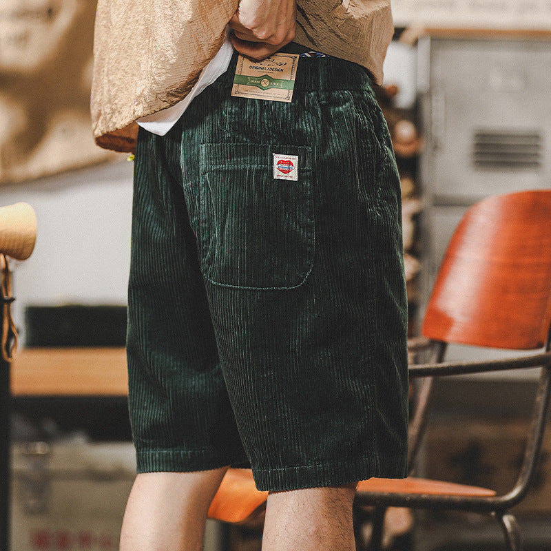 Lässige Shorts für Herren – Elastischer Bund – Leichtes, atmungsaktives Gewebe – Passform mit Kordelzug
