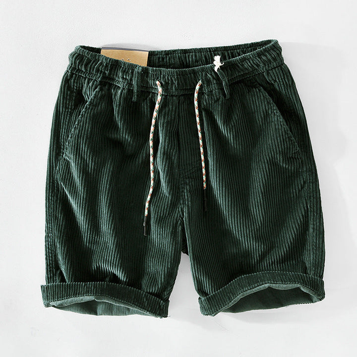 Lässige Shorts für Herren – Elastischer Bund – Leichtes, atmungsaktives Gewebe – Passform mit Kordelzug