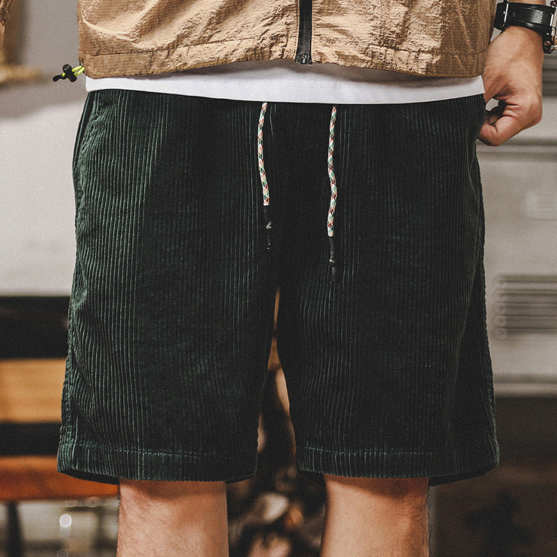 Lässige Shorts für Herren – Elastischer Bund – Leichtes, atmungsaktives Gewebe – Passform mit Kordelzug