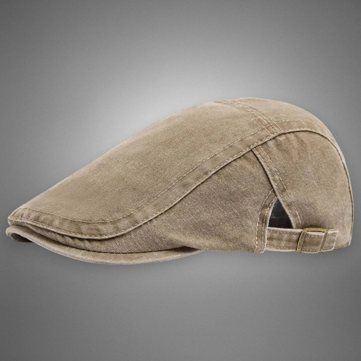 Herren Vintage Schiebermütze – Washed Denim