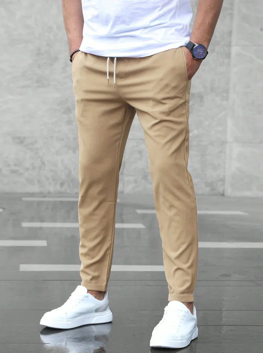 Herren Casual Joggers – Slim Fit – Elastischer Bund
