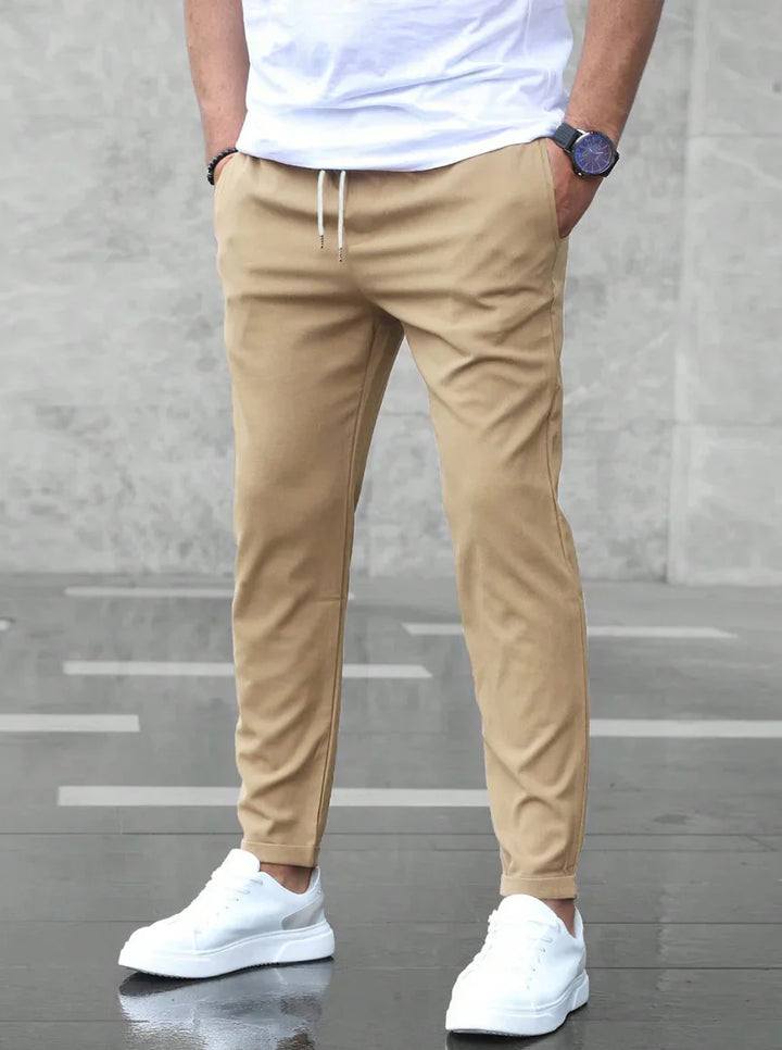 Herren Casual Joggers – Slim Fit – Elastischer Bund