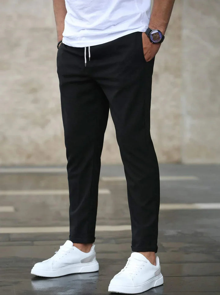 Herren Casual Joggers – Slim Fit – Elastischer Bund