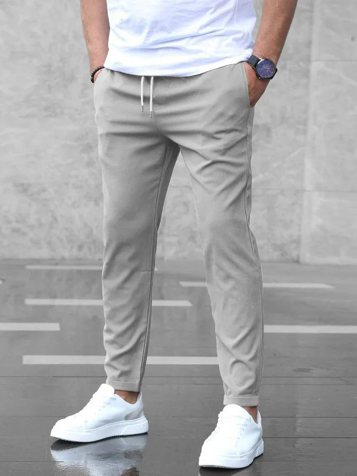 Herren Casual Joggers – Slim Fit – Elastischer Bund