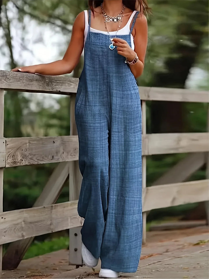 Annia – Lässiger Overall mit weitem Bein und Taschen