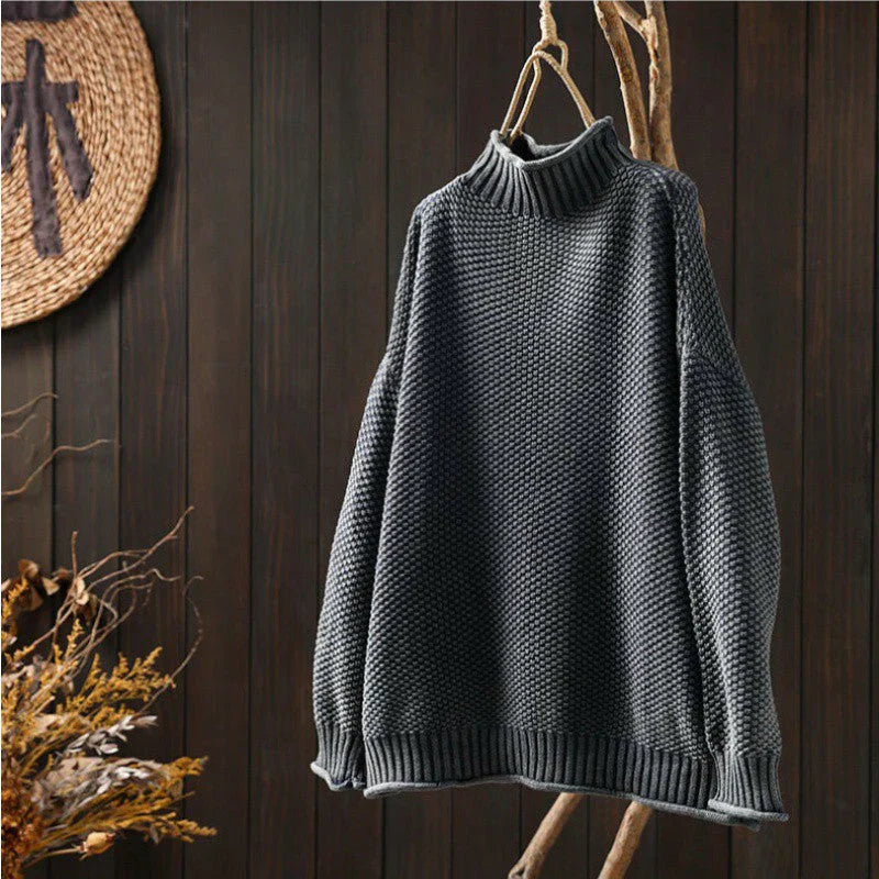 Mina - Rollkragenpullover aus Strick