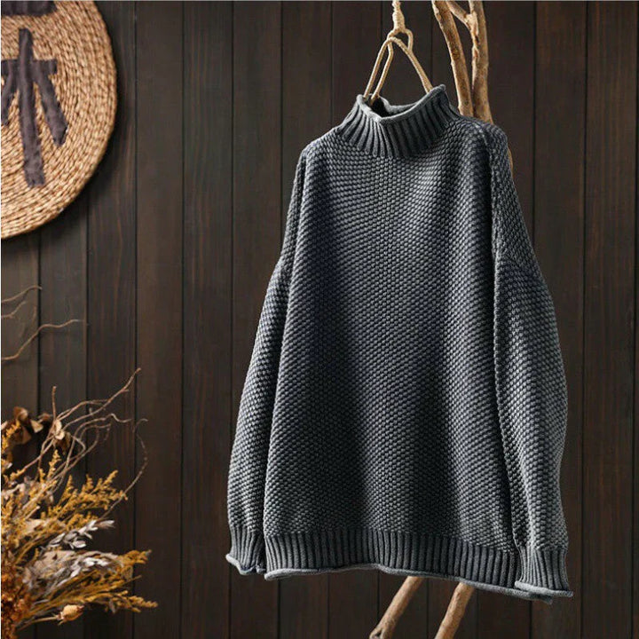 Mina - Rollkragenpullover aus Strick