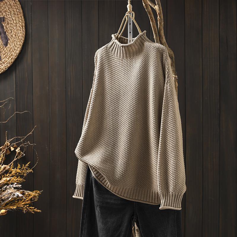 Mina - Rollkragenpullover aus Strick