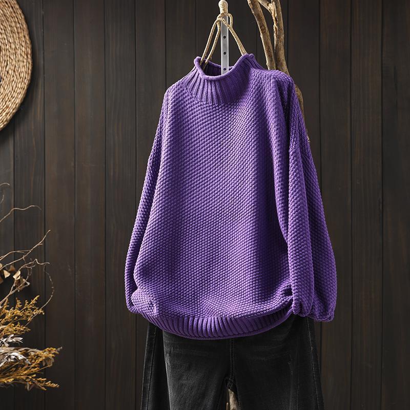 Mina - Rollkragenpullover aus Strick